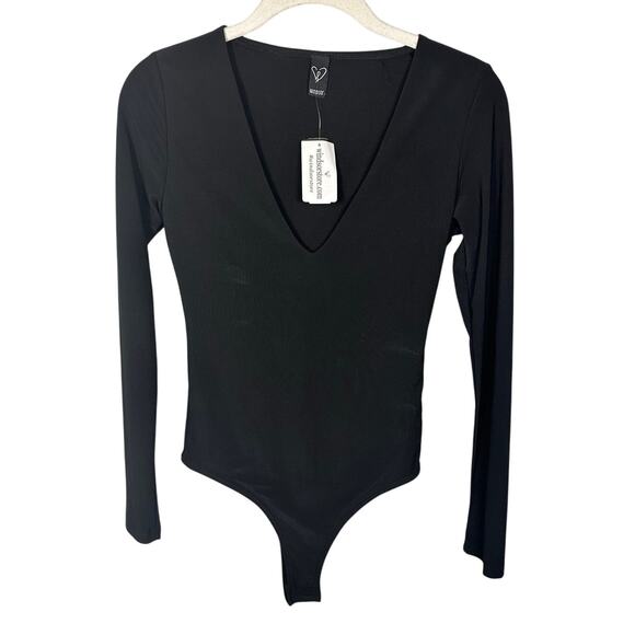 NWT Windsor V Neck Long Sleeve Bodysuit Women's Small - Picture 1 of 7